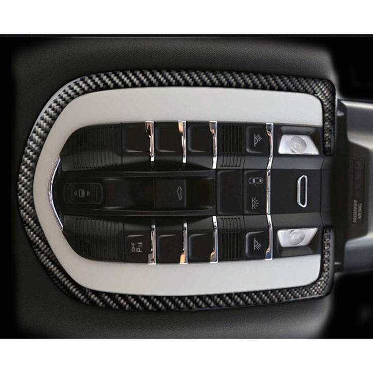 Carbon Fiber Car Dome Light Panel Decorative Sticker for Porsche Macan by buy2fix