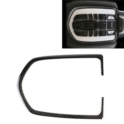 Carbon Fiber Car Dome Light Panel Decorative Sticker for Porsche Macan by buy2fix