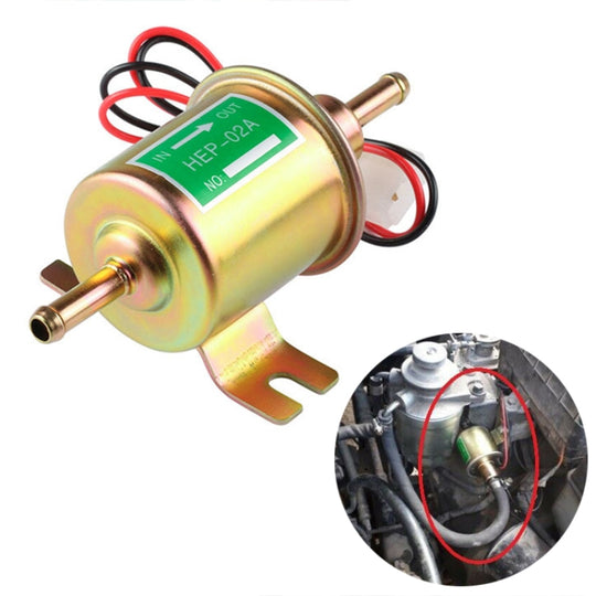 HEP-02A Universal Auto 12V Kraftstoffpumpe Inline Niederdruck Elektrische Kraftstoffpumpe (Gold)