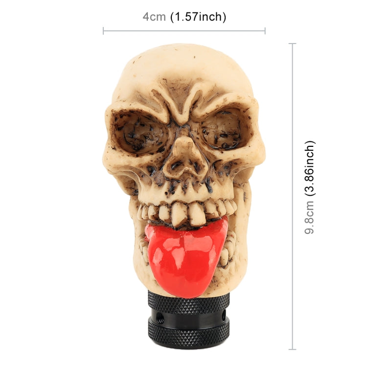 Universal Car Skull Shape Shifter Manual Automatic Gear Shift Knob - Shift Knob by buy2fix | Online Shopping UK | buy2fix