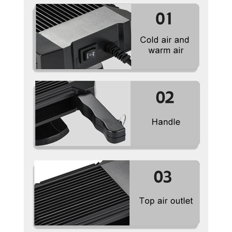 Car Heater Hot Cool Fan Windscreen Window Defroster DC 12V - Heating & Fans by buy2fix | Online Shopping UK | buy2fix
