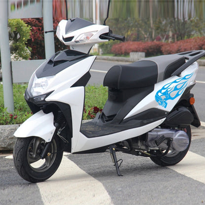 Motorcycle Styling Skull Head PVC Sticker Auto Decorative Sticker (Blue) by buy2fix