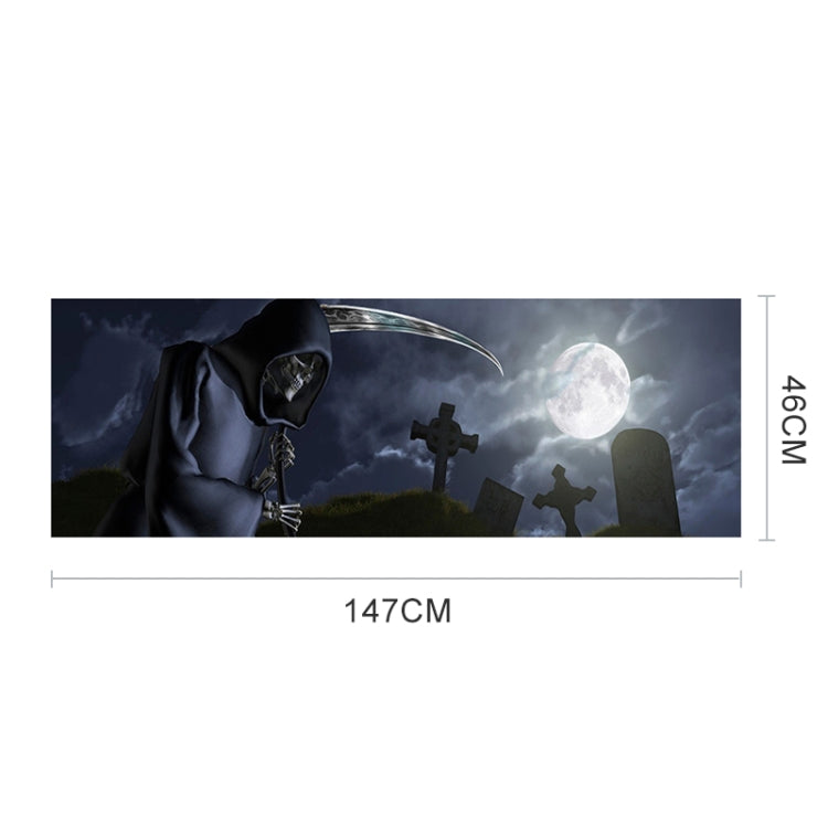 Death Cemetery Pattern Horror Series Car Rear Window Decorative Sticker, Size: 147 x 46cm by buy2fix