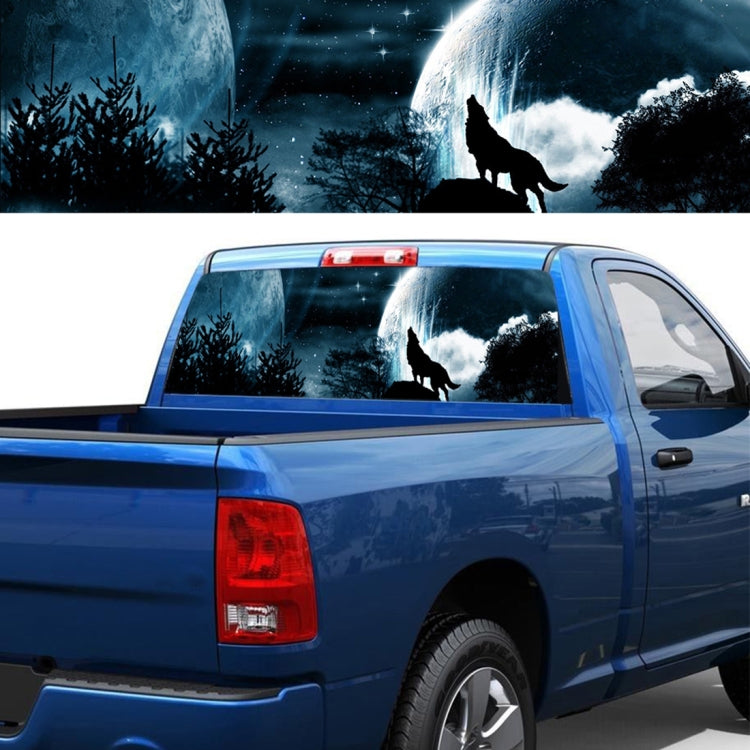 Wolverine Pattern Horror Series Car Rear Window Decorative Sticker, Size: 165 x 56cm - Decorative Sticker by buy2fix | Online Shopping UK | buy2fix