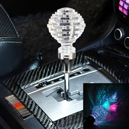 Universal Car Nest Shaped Crystal Gear Head Gear Shift Knob with Light by buy2fix