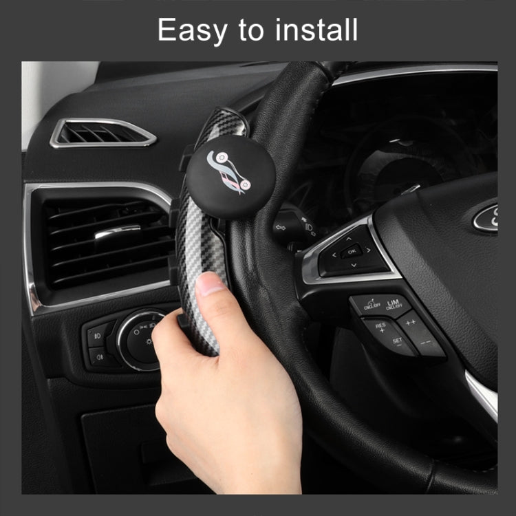 Car Universal Steering Wheel Spinner Knob Auxiliary Booster Aid Control Handle (Brown) by buy2fix