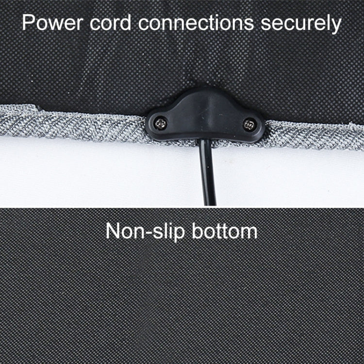 Car 12V Front Seat Heater Cushion Warmer Cover Winter Heated Warm, Single Seat (Coffee) by buy2fix