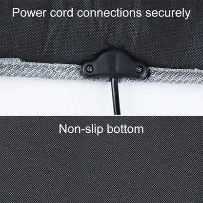 Car 12V Front Seat Heater Cushion Warmer Cover Winter Heated Warm, Single Seat (Red) by buy2fix