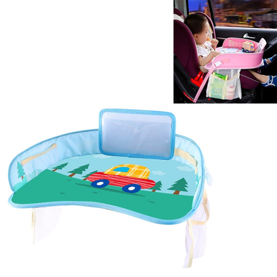 Children Waterproof Dining Table Toy Organizer Baby Safety Tray Tourist Painting Holder with Touch Screen Transparent Bag (Taix)