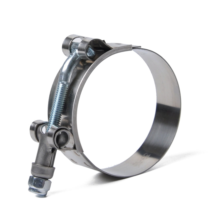 4 PCS Stainless Steel T-Bolt Hose Clamps Pipe Clip Fuel Line Clip, Size: 67-75mm by buy2fix