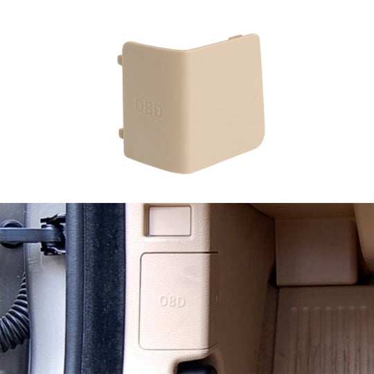Car Diagnostic Plug Cover OBD Panel Decorative Cover 51437147538 for BMW E84 2009-2015(Beige)