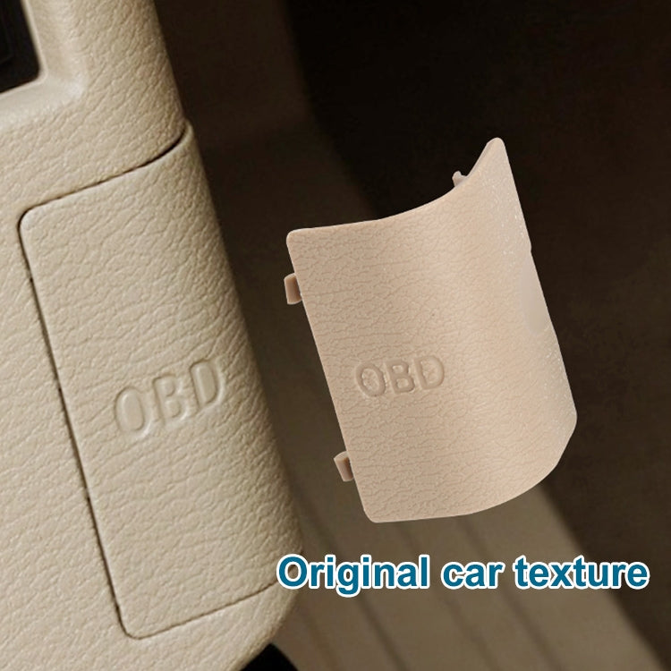 Car Diagnostic Plug Cover OBD Panel Decorative Cover 51437147538 for BMW E90 2005-2012(Beige) by buy2fix