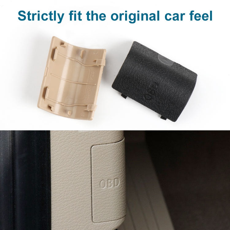Car Diagnostic Plug Cover OBD Panel Decorative Cover 51437147538 for BMW F25 2011-2016 (Beige) by buy2fix