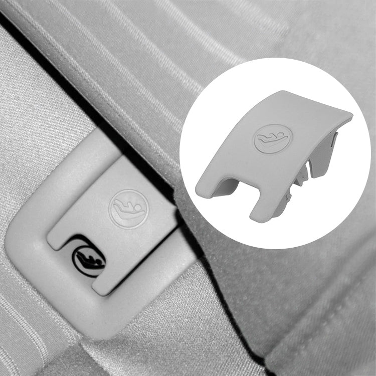 Car Rear Children Seat Isofix Cover for Audi A4 2009-2016 (Grey) by buy2fix