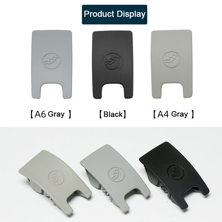 Car Rear Children Seat Isofix Cover for Audi A4 2009-2016 (Black) by buy2fix