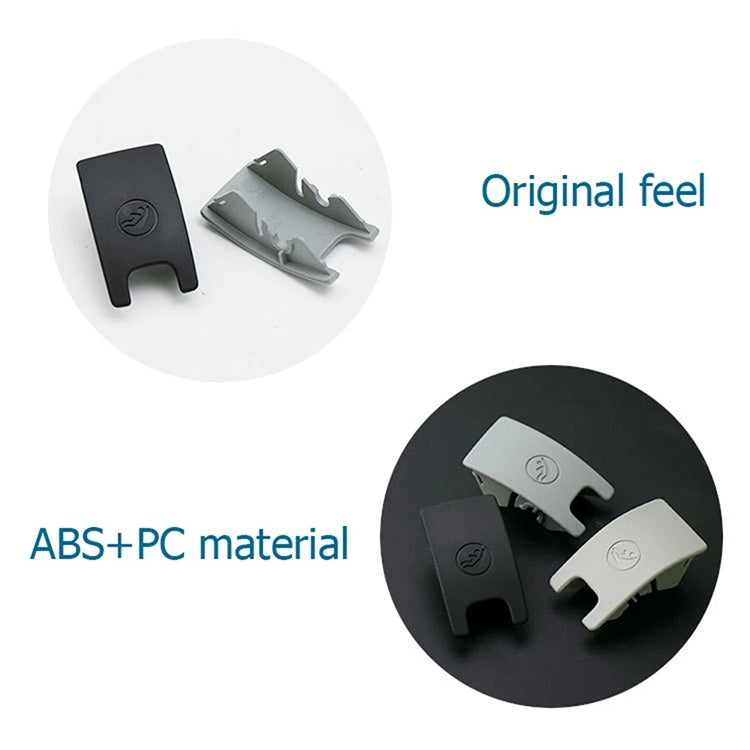 Car Rear Children Seat Isofix Cover for Audi A4 2009-2016 (Black) by buy2fix