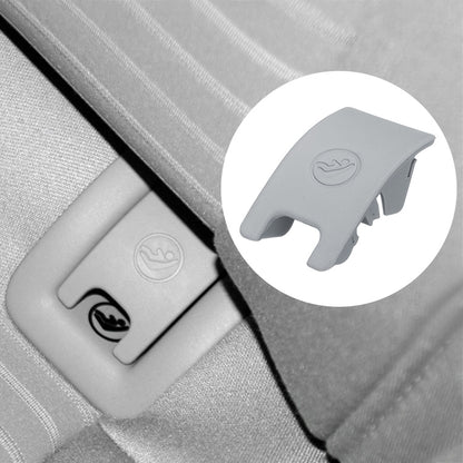 Car Rear Children Seat Isofix Cover for Audi A6 2013-2018(Grey) by buy2fix
