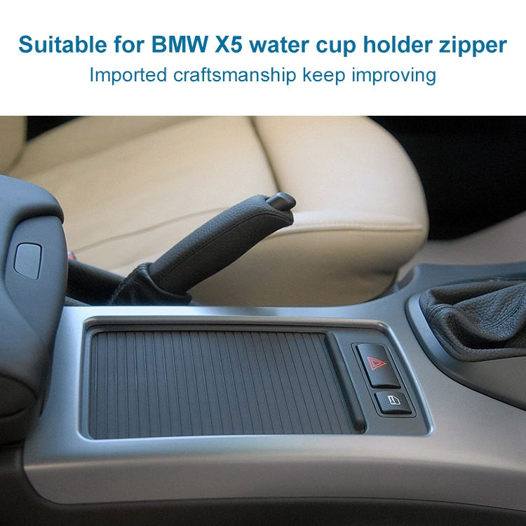 Car Water Water Cup Holder Roller Blind Zipper for BMW X5 by buy2fix