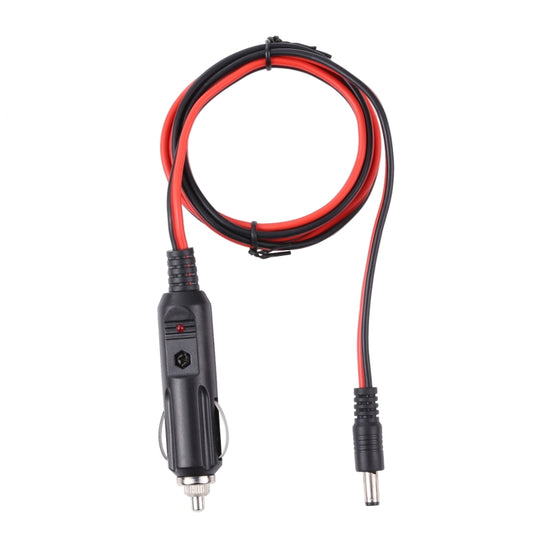 12V/24V 5.5x2.1mm DC Power Supply Adapter Plug Coiled Cable Car Charger, Length: 1m by buy2fix