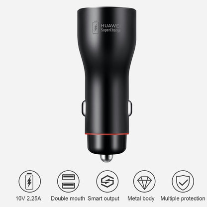 Original Huawei CP36 Dual USB Super Fast Charging Car Charger (Max 22.5W SE) (Dark Gray) - Car Charger by Huawei | Online Shopping UK | buy2fix