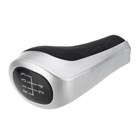 Car 5-speed Matte Silver Gear Shift Lever Knob for BMW by buy2fix