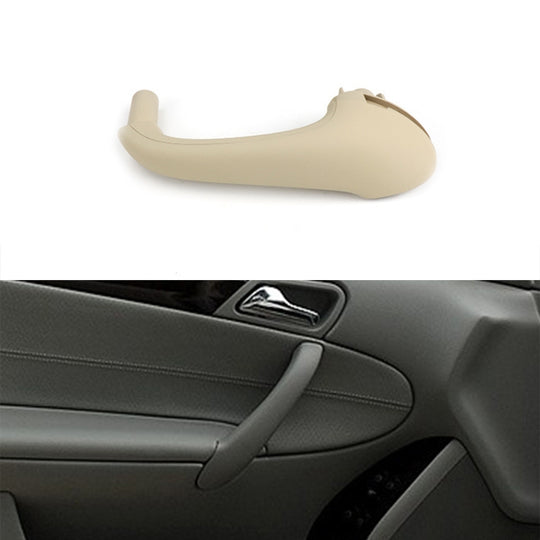 Poignée de porte intérieure arrière gauche de voiture, revêtement d'habillage pour Mercedes-Benz classe C W203 -2007, conduite à gauche (Beige)