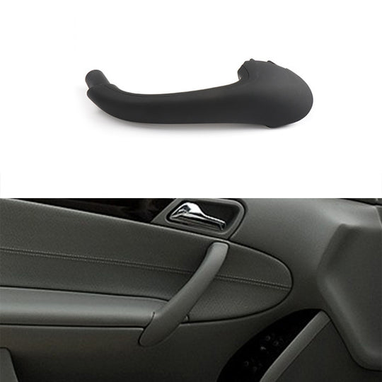 Poignée de porte intérieure avant gauche de voiture, revêtement d'habillage pour Mercedes-Benz classe C W203 -2007, conduite à gauche (noir)