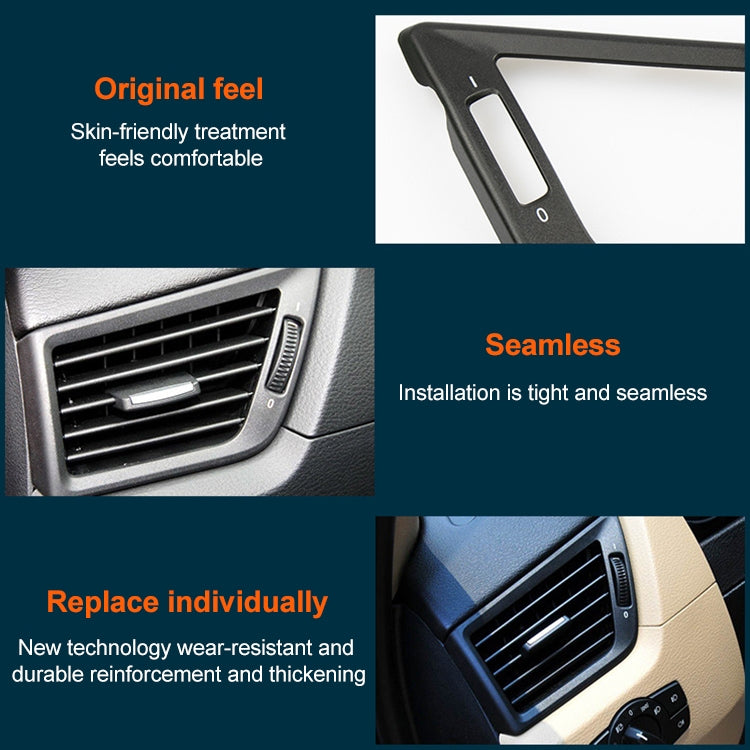 Car Right Side Air Conditioner Vent Panel for BMW X1, Left Driving(Color: Matte) - In Car by buy2fix | Online Shopping UK | buy2fix