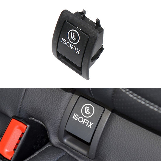 Housse de sécurité pour siège arrière de voiture avec interrupteur ISOFIX pour enfant, 2059200513, pour Mercedes-Benz W205 2015 – 2021, conduite à gauche (noir)