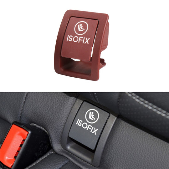 Housse de sécurité pour siège arrière de voiture avec interrupteur ISOFIX pour enfant, 2059200513, pour Mercedes-Benz W205 2015 – 2021, conduite à gauche (rouge)