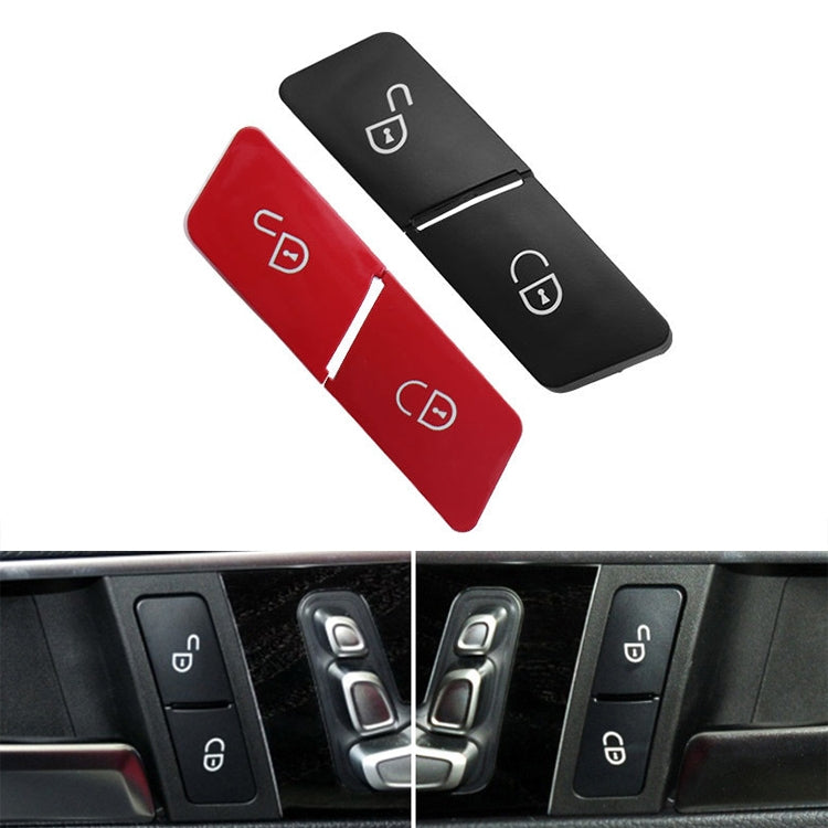 Car Right Side Door Lock Switch Buttons 2049058402 for Mercedes-Benz W204, Left Driving (Red) - In Car by buy2fix | Online Shopping UK | buy2fix