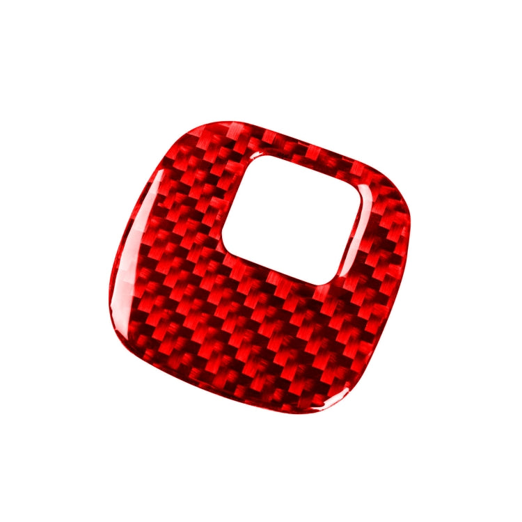 Carbon Fiber Car Key Panel Button Sticker for Chevrolet Corvette C5 1998-2004, Left Drive(Red) - In Car by buy2fix | Online Shopping UK | buy2fix