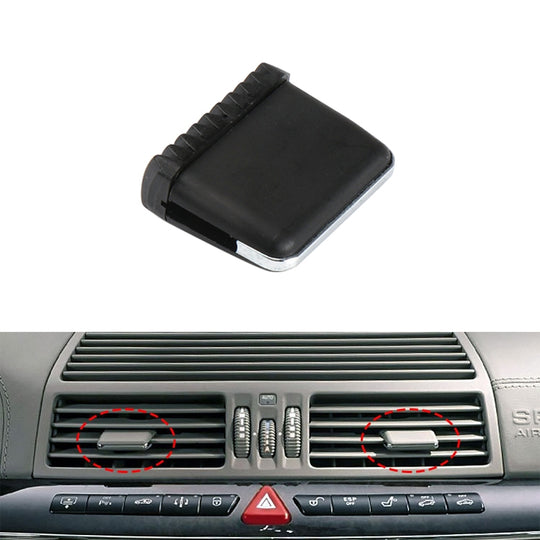 Palette de commutateur d'échappement de climatisation côté gauche et droit de voiture, pour Mercedes-Benz classe S W220 1998 – 2005, conduite à gauche (noir)