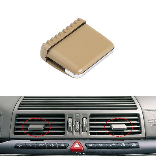 Palette de commutateur d'échappement de climatisation côté gauche et droit de voiture pour Mercedes-Benz Classe S W220 1998-2005, conduite à gauche (kaki)