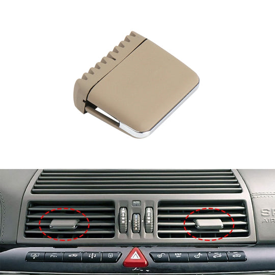 Palette de commutateur d'échappement de climatisation côté gauche et droit de voiture, pour Mercedes-Benz classe S W220 1998 – 2005, conduite à gauche (Beige)