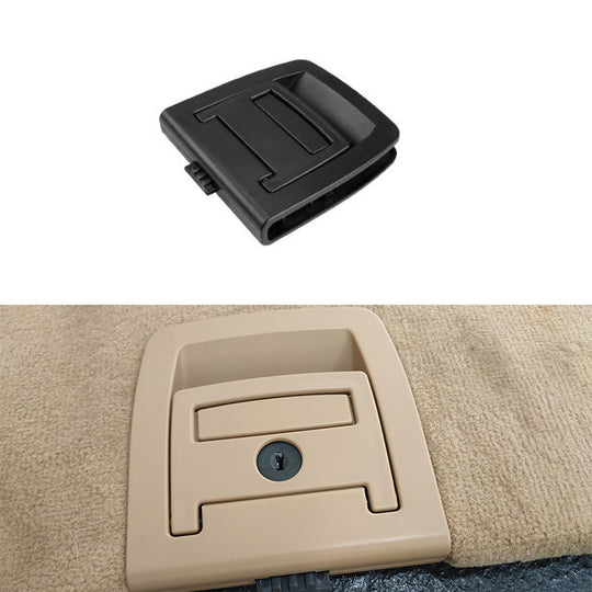 Poignée de tapis de tapis de coffre arrière de voiture sans trou 51479120283 pour BMW X5 / X6 2006-2013, conduite à gauche (noir)