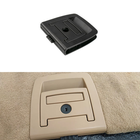 Car Rear Trunk Mat Carpet Handle with Hole 51479120283 for BMW X5 / X6 2006-2013, Left Driving (Black)