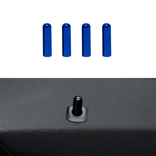 Goupille de verrouillage de porte de voiture 4 en 1, bouton de vis de porte, garniture de couvercle pour BMW F10, conduite à gauche (bleu)