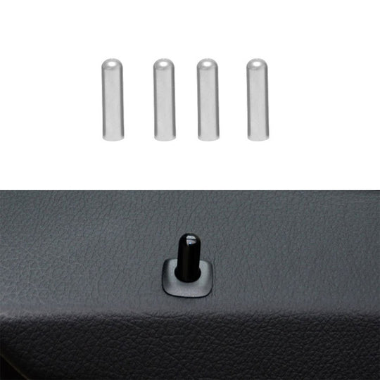 Goupille de verrouillage de porte de voiture 4 en 1, bouton de vis de porte, garniture de couvercle pour BMW F10, conduite à gauche (argent)