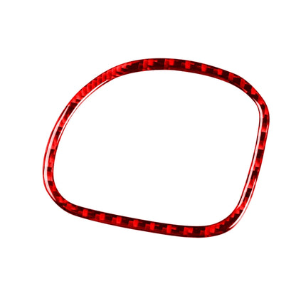 2 in 1 Carbon Fiber Car Front Passenger Seat Air Outlet Ring Sticker for Chevrolet Corvette C5 1998-2004, Left Drive(Red) - In Car by buy2fix | Online Shopping UK | buy2fix