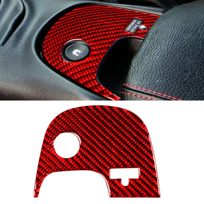 Carbon Fiber Car Lower Console Sticker for Chevrolet Corvette C5 2000-2004, Left Drive (Red) - In Car by buy2fix | Online Shopping UK | buy2fix