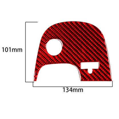 Carbon Fiber Car Lower Console Sticker for Chevrolet Corvette C5 2000-2004, Left Drive (Red) - In Car by buy2fix | Online Shopping UK | buy2fix