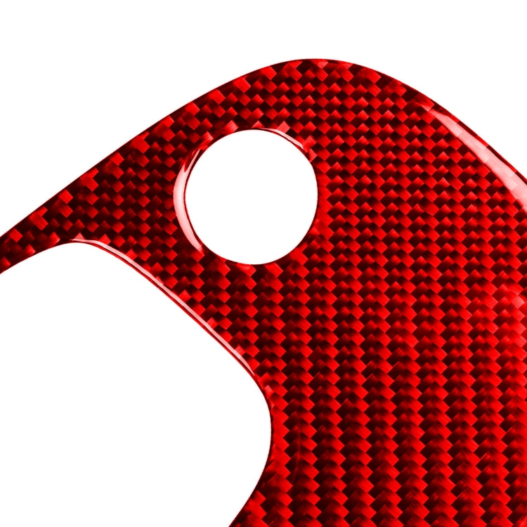 3 in 1 Carbon Fiber Car Gear Panel Sticker Kits D for Chevrolet Corvette C5 1998-2004, Left Drive(Red) by buy2fix