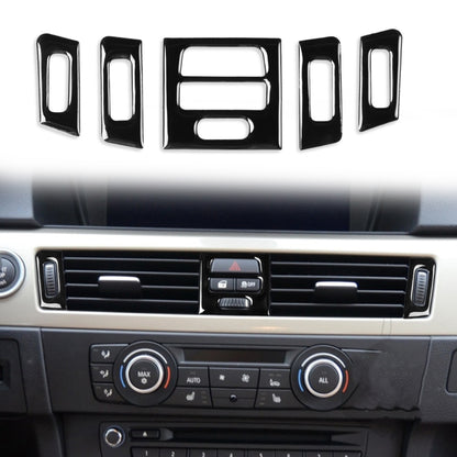 For BMW 3 Series E90/E92/E93 2005-2012 5pcs High Profile Car Air conditioner Air Outlet Decorative Sticker, Left and Right Drive Universal - In Car by buy2fix | Online Shopping UK | buy2fix