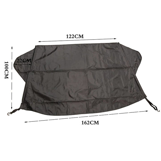 Car Folding Sunshade Front Gear Oxford Cloth Brace Snow Cover, Size: 162cm x 100cm by buy2fix
