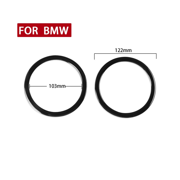 For BMW 3 Series E90 2008-2012 2pcs Car Universal Horn Circle Decorative Sticker, Left and Right Drive Universal - In Car by buy2fix | Online Shopping UK | buy2fix