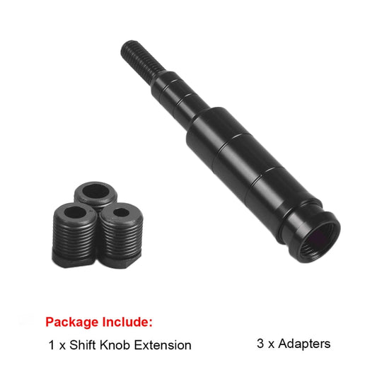 Car Modification Shift Lever Heightening Gear Shifter Extension Rod M10x1.5 (Black) by buy2fix
