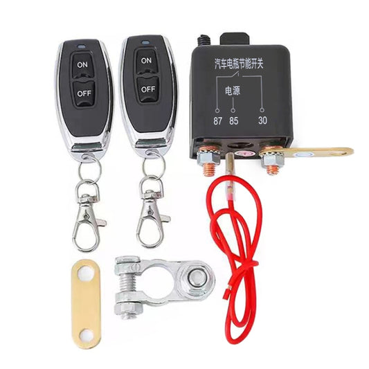 12V 200A Car Battery Remote Control Negative Breaker with 2 Remote Control by buy2fix