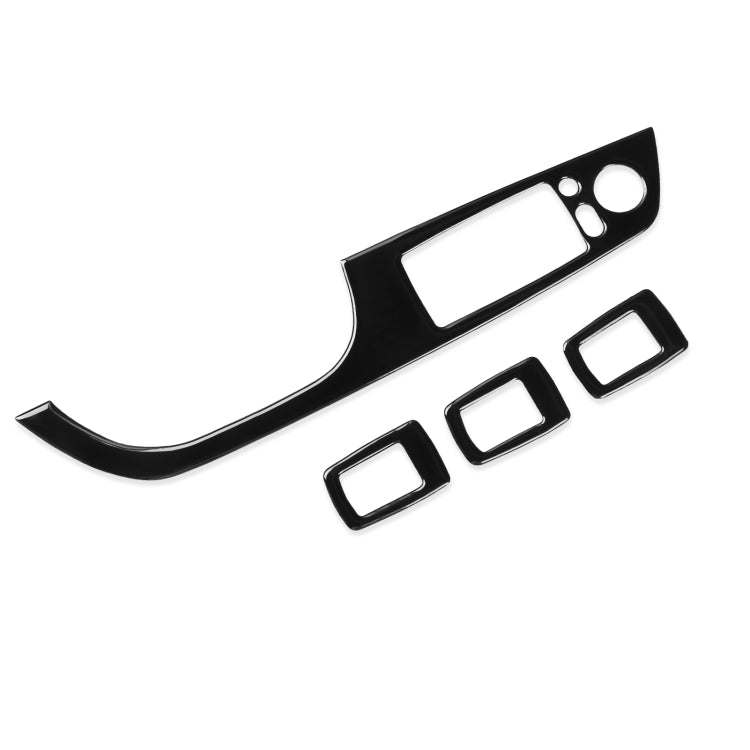 For BMW 3 Series E90/320i/325i 2005-2012 Car Left Drive Window Lifting Panel with Folding Key Decorative Sticker, Diameter: 35.8cm - In Car by buy2fix | Online Shopping UK | buy2fix