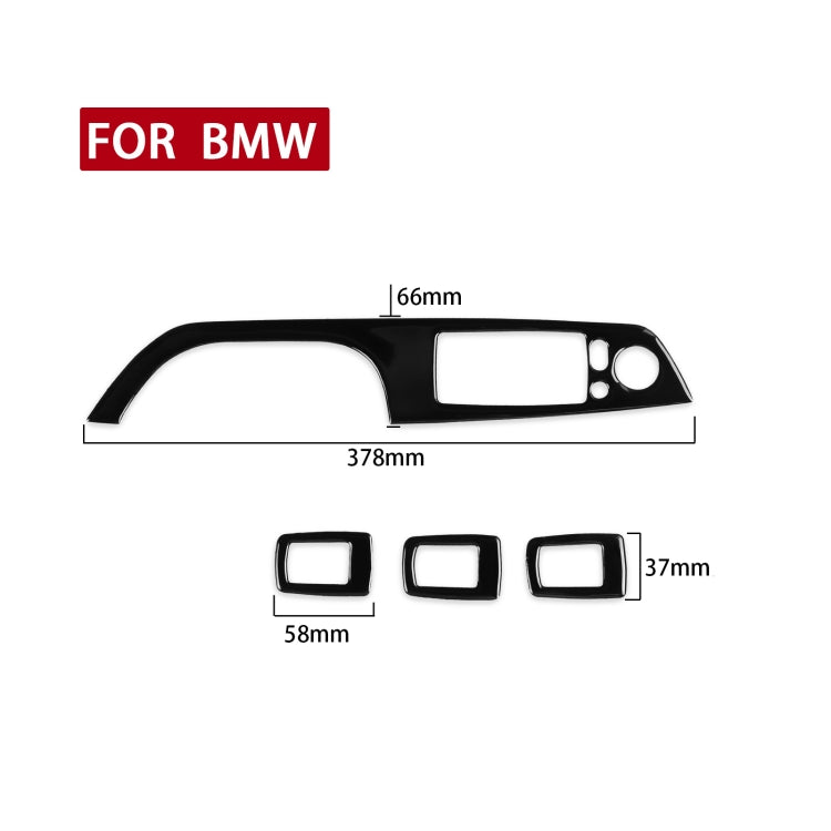 For BMW 3 Series E90/320i/325i 2005-2012 Car Right Drive Window Lifting Panel with Folding Key Decorative Sticker, Diameter: 37.8cm - In Car by buy2fix | Online Shopping UK | buy2fix